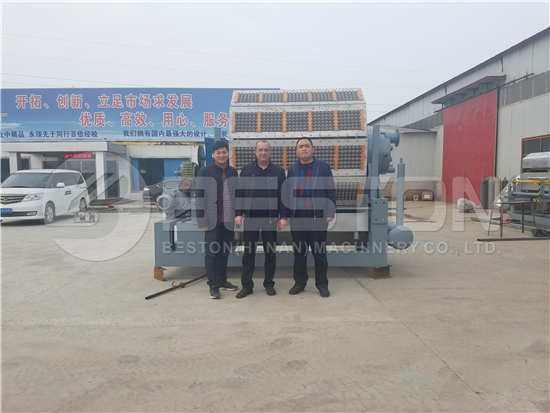 Automatic Egg Tray Machine to Russia