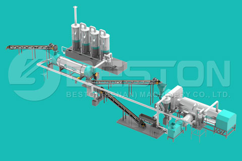Beston Machinery - Sawdust Charcoal Machine