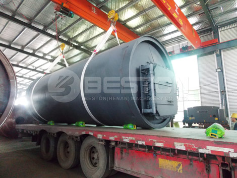 BLJ-10 Tyre Pyrolysis Plant To South Africa