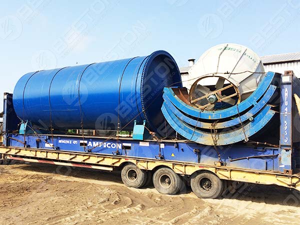 Oil Sludge Pyrolysis Machine For Delivery