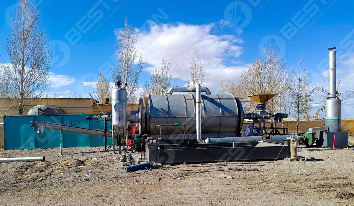 Continuous Tyre Pyrolysis Plant