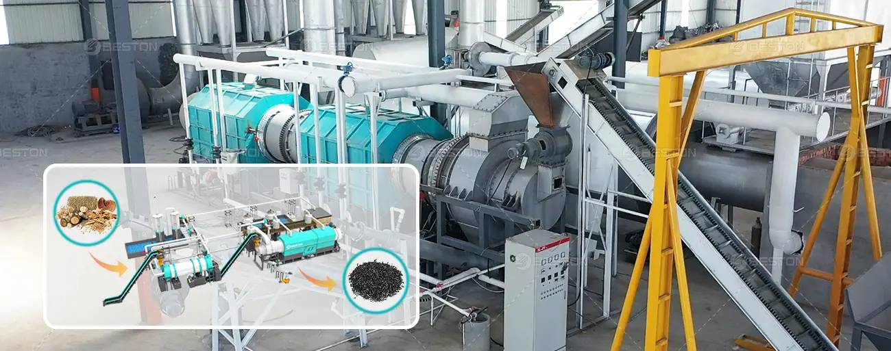 Charcoal Making Machine - Waste Biomass Management Solution